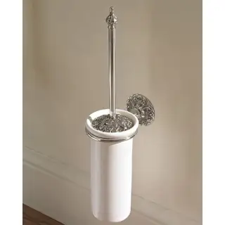 Sbordoni Flora Ершик для унитаза подвесной с керамической колбой, цвет: никель FL111NI