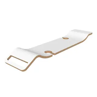 Victoria + Albert Tombolo 10 Полочка для ванны, цвет: белый TOM-10-WHT