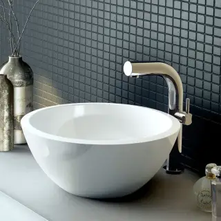 Victoria + Albert Maru Раковина, 42,3х42,3 см, цвет: белый VB-MAU-42-NO