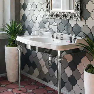 TW Bristol 874.1 Структура металлическая под раковину 105х56хh85 см, цвет отделки хром TWBR874.1сr