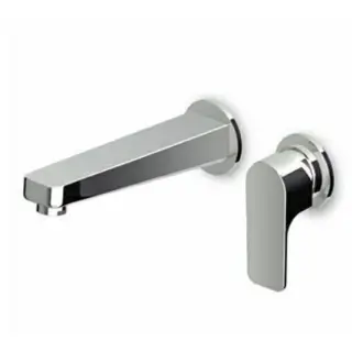 Zucchetti Wind Смеситель для раковины, на 2 отв., однорычажный, цвет: хром ZWN632