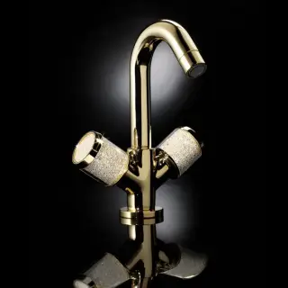 Maier Starlights Смеситель для раковины, на 1 отв., цвет: золото 77 002O