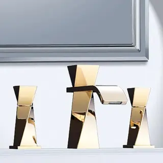 Jorger Turn Смеситель для раковины, цвет: золото 623.30.300.020