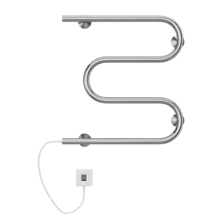 Terminus М-образный Полотенцесушитель электрический 50x52,5h, цвет без покрытия 4620768883910