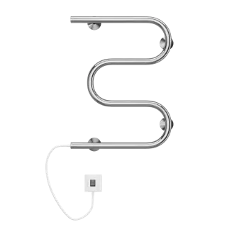 Terminus М-образный Полотенцесушитель электрический 40x52,5h, цвет без покрытия 4620768883903