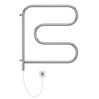Terminus F-образный Полотенцесушитель электрический 60x70h, цвет без покрытия 4620768883897