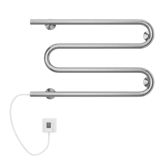 Terminus М-образный Полотенцесушитель электрический 60x35h, цвет без покрытия 4620768883927