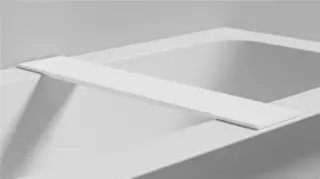 Salini Gabbiano Полка на ванну из S-Stone 98х18 см, цвет: белый матовый 1906209M