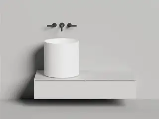 Salini Armonia Раковина чаша из S-Sense d45х45h см, без перелива и отв., цвет: RAL полностью глянец 130413GF