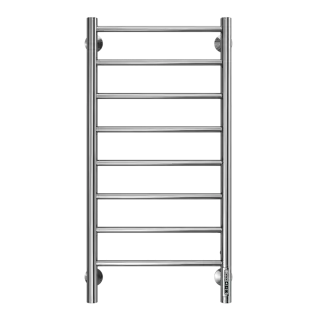 Terminus Аврора Полотенцесушитель электрический 40x85h, подключение справа,цвет: нержавеющая сталь 4670078531162