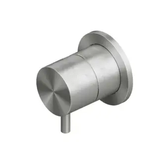 QuadroDesign Source Переключатель потоков на 2 потребителя, цвет: brushed stainless steel 1344.00AS