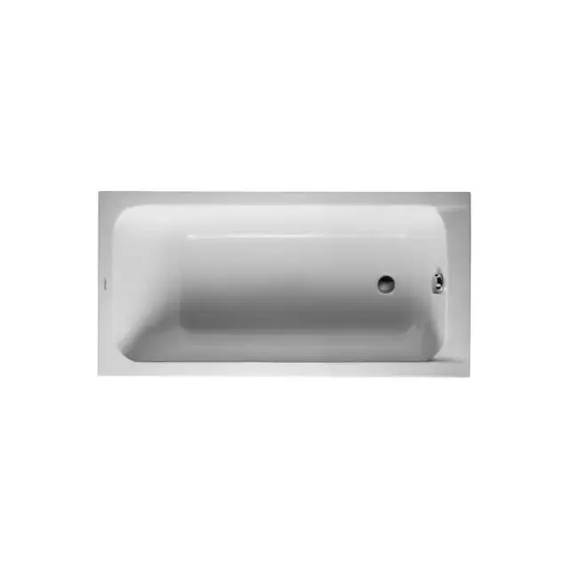 Duravit D-Code  Ванна акриловая 150х75x40см, встраиваемая, с 1 наклоном для спины, выпуск в зоне ног, цвет: белый