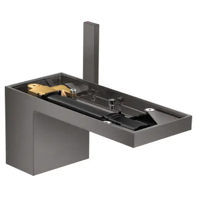 Axor MyEdition Смеситель для раковины 70, на 1 отв., без панели, цвет: шлифованный черный хром