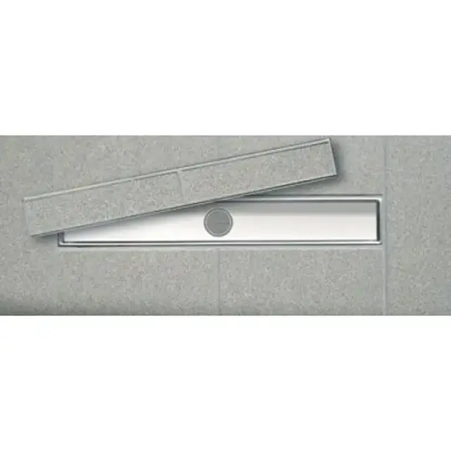 TECE drainline, Комплект для установки дренажного канала 1000 мм из нержавеющей стали для пристенного монтажа