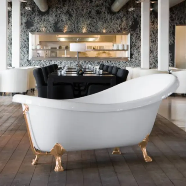 Knief Victorian Ванна отдельностоящая 174.5х83хh81/65см с 4-мя латунными ножками 