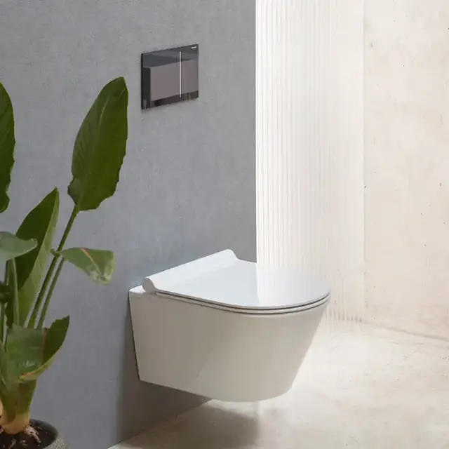 Catalano Zero Унитаз подвесной 55х35см, безободковый, смыв Tornado, покрытие Cataglaze+, цвет белый глянцевый