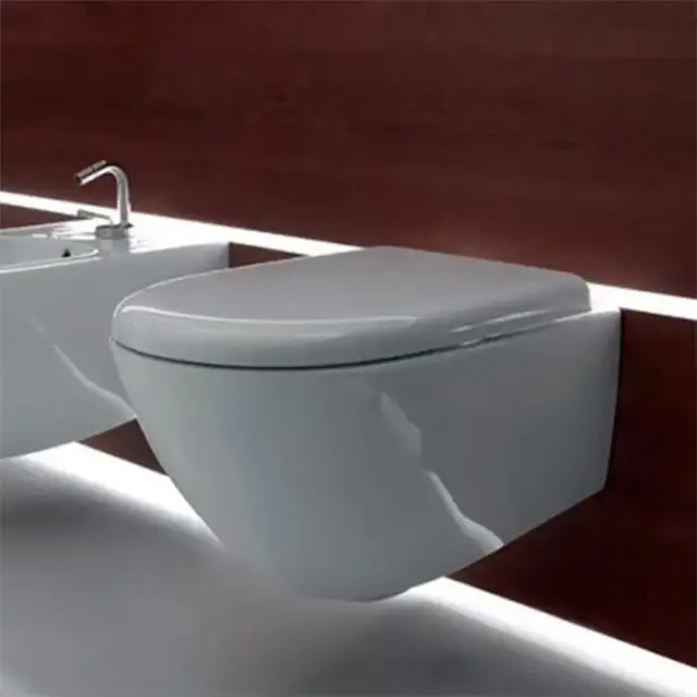 Kerasan Aquatech Унитаз подвесной,безободковый,55х36.5см, без сиденья,  цвет: белый