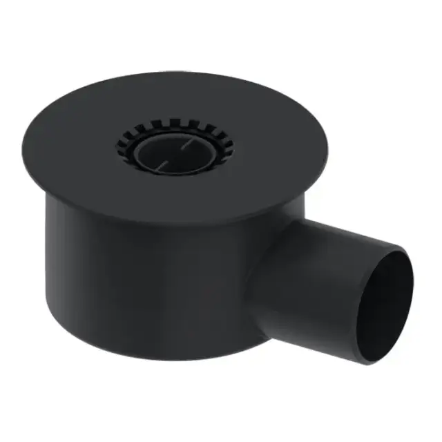 TECE drainline, сифон, 0,7 л/c, DN 50, выход вбок, высота монтажа от нижнего края сифона до верхнего края слива – 95 мм.