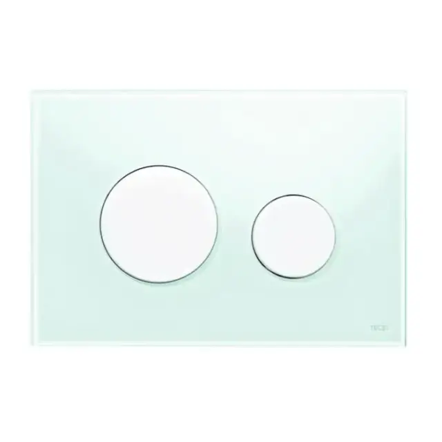 TECEloop Панель смыва, цвет: стекло зеленое/белый.