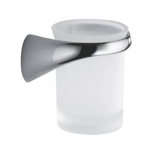 Colombo Link Стакан подвесной, DX, цвет: хром/матовое стекло