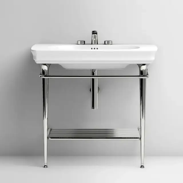 Artceram CIVITAS Структура металлическая 90х40см Tonda, полка сетка, напольная, цвет: хром