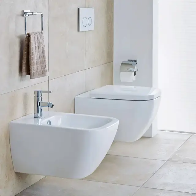 Duravit Viu Биде подвесное 37х57см.,  с 1 отв под смеситель, цвет: белый