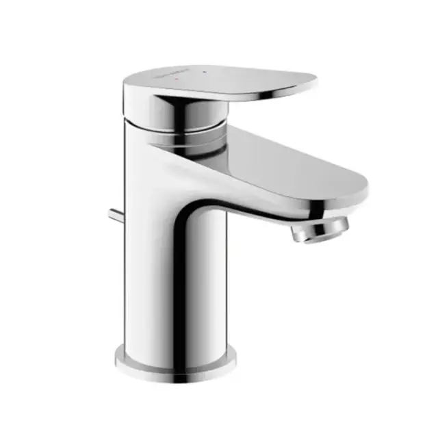 Duravit Wave Смеситель для раковины, 1 отв., с донным клапаном, цвет: хром