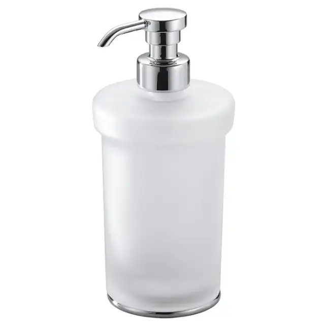 Colombo Link Дозатор для жидкого мыла, цвет: хром/матовое стекло