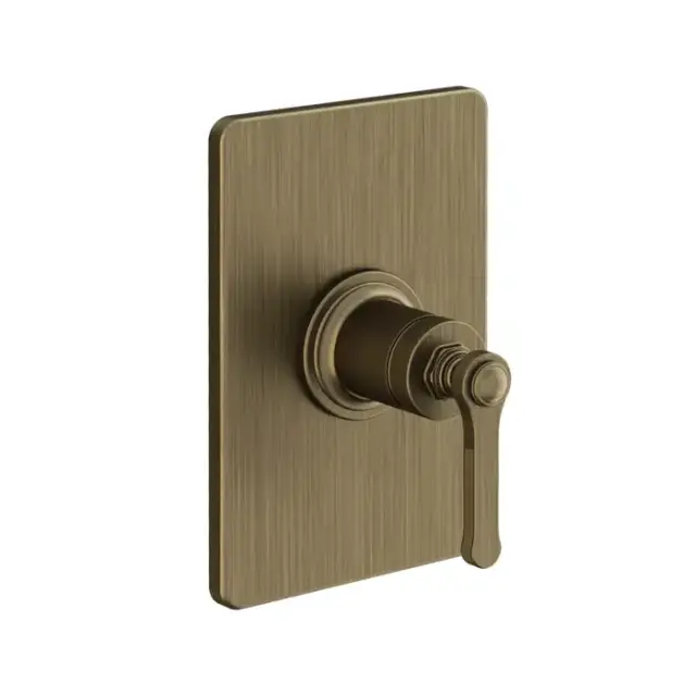 Gessi Venti20 Смеситель для душа, встраиваемый, цвет: Antique Brass