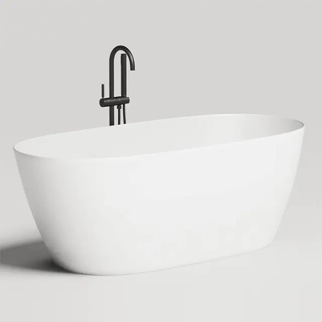 Salini Sofia Light Ванна отдельностоящая 165х75х60см, без отверстия под перелив, материал: S-Sense, цвет: белый глянцевый