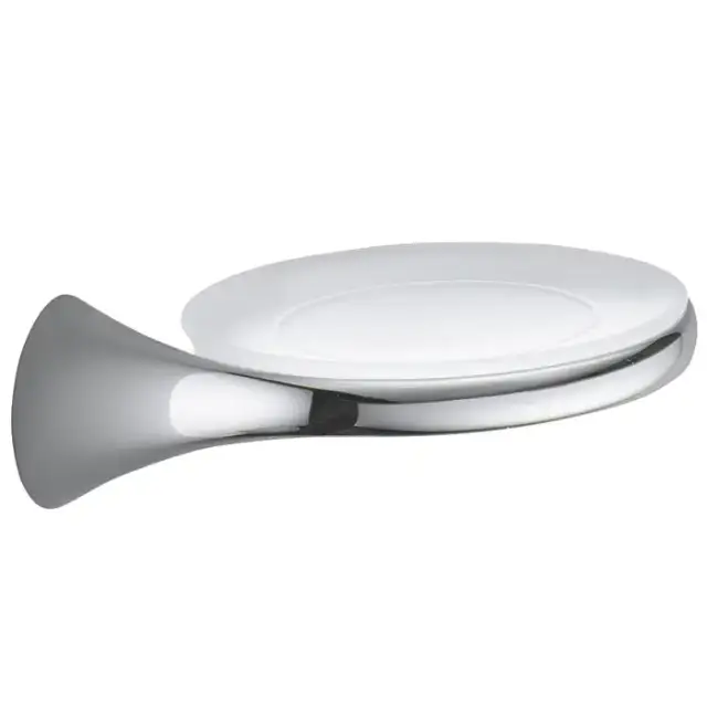 Colombo Link Мыльница подвесная, цвет: хром/матовое стекло