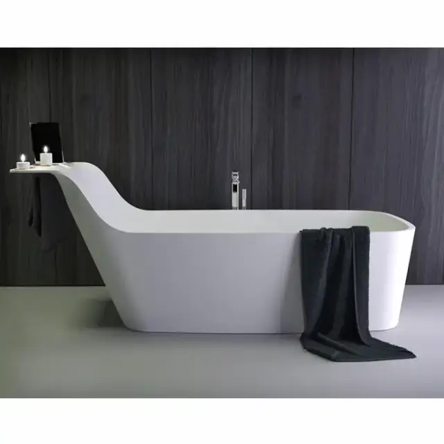 KNIEF Pride Ванна отдельностоящая 192x85x78/50см 39х51,5 см со сливом, цвет: белый матовый