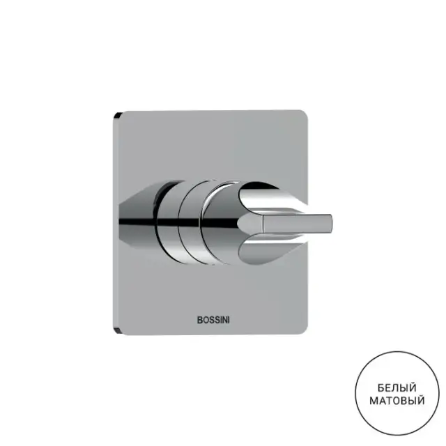 Bossini Apice Смеситель для душа, встраиваемый, цвет: белый матовый