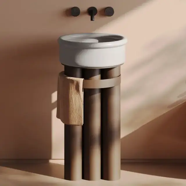 Artceram Church Тумба с раковиной 71х39см., напольная, цвет: moka