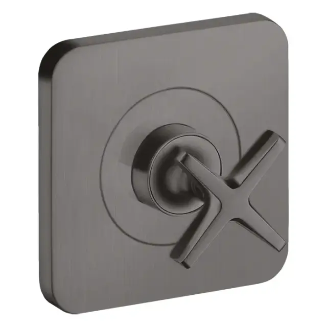 Axor Citterio E Запорный вентиль, встраиваемый, ½’ или ¾ (внешняя часть) цвет: шлифованный черный хром