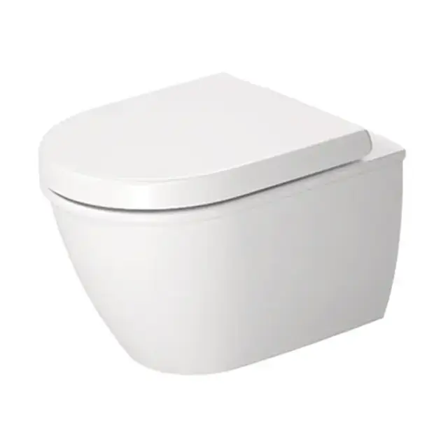 Duravit Darling New Унитаз подвесной компакт с вертикальным смывом, вкл. крепление Durafix, 36х48см., цвет: белый