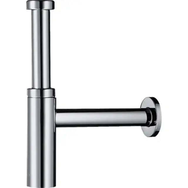 Hansgrohe Flowstar S Сифон для раковины под донный клапан, 1/4’ трубка 140 мм, цвет: хром
