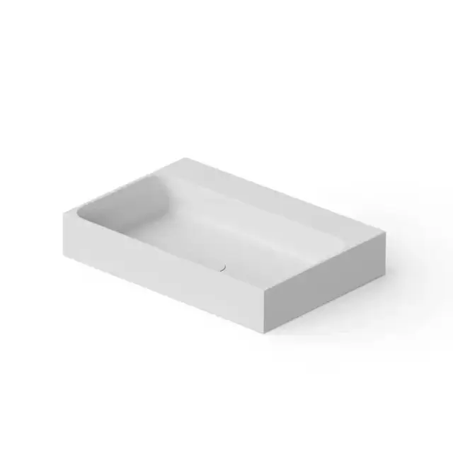 Dea Design Washbasins Раковина 60х41х10.5см., накладная, без отв., Solid Surface, цвет: White №18