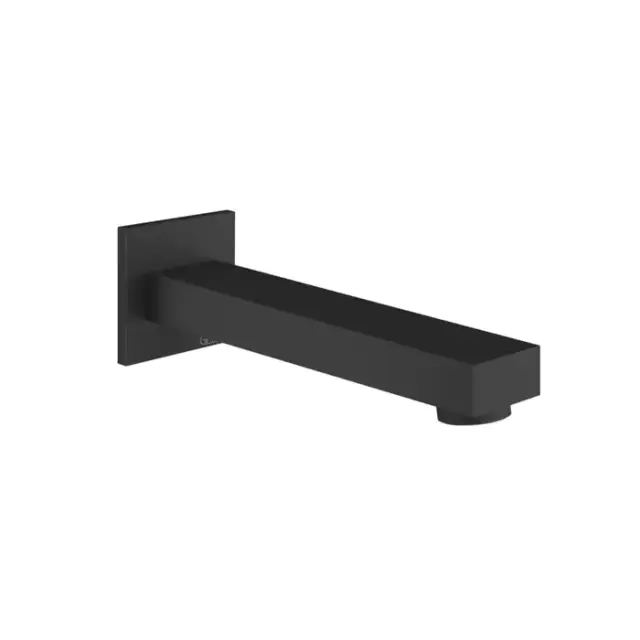 Gessi Inverso Rigato Излив для ванны, настенный, цвет: Matte Black