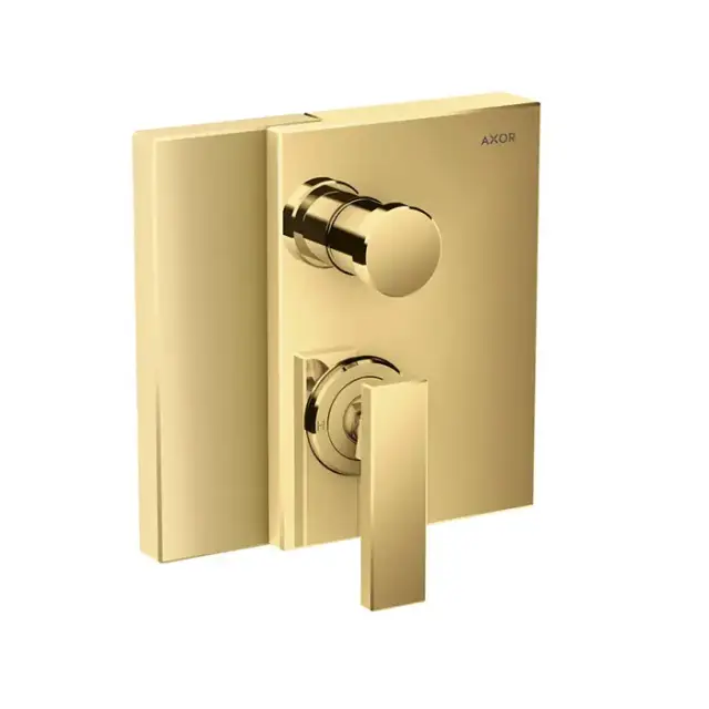 Axor Edge Смеситель для ванны, встраиваемый, внешняя часть, цвет: золото