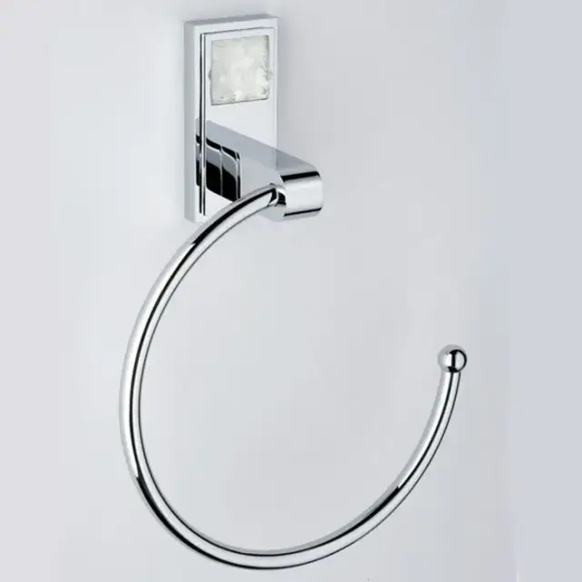 THG Masque de Femme Lunaire Полотенцедержатель - кольцо 18см., подвесной, цвет: хром