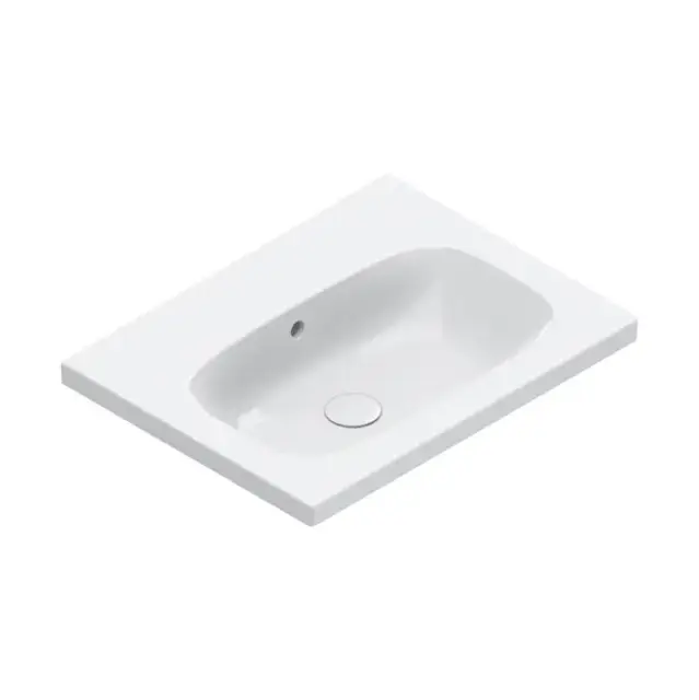 Catalano Alvea Раковина 60x46см., подвесная или на мебель, без отв., цвет: белый глянцевый