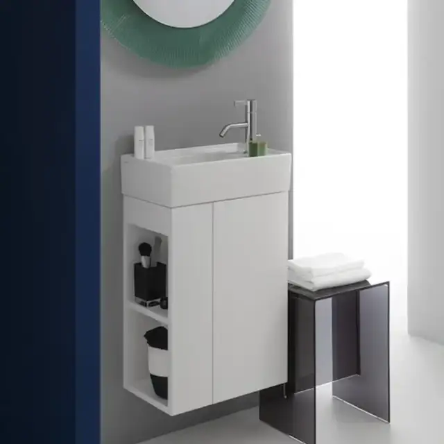 Laufen Kartell Раковина 46х28х12 см, 1 отв., без перелива, покрытие LLC, цвет: белый