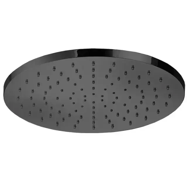 Almar Round Верхний душ Ø30см., настенный, круглый, латунь, цвет: Gun Metal Brushed PVD