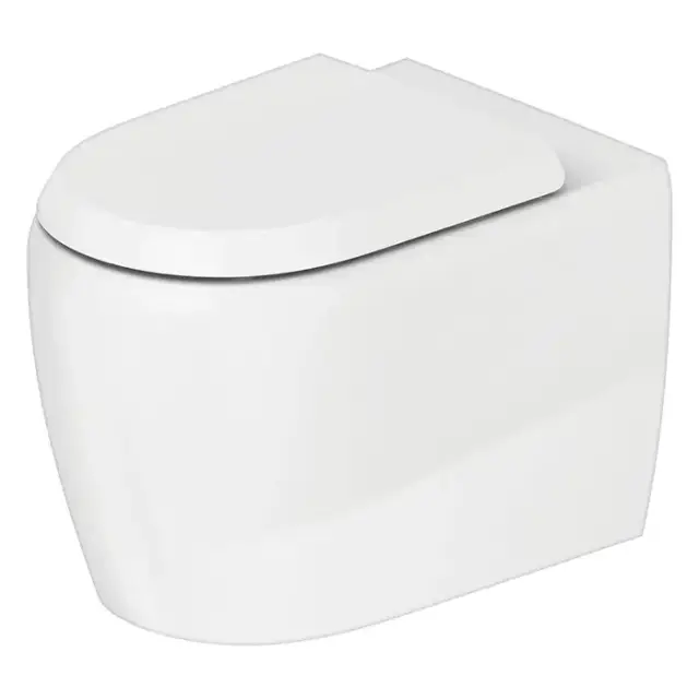 Duravit Qatego Унитаз 39х60см., напольный, безободковый, HygieneGlaze , цвет: белый