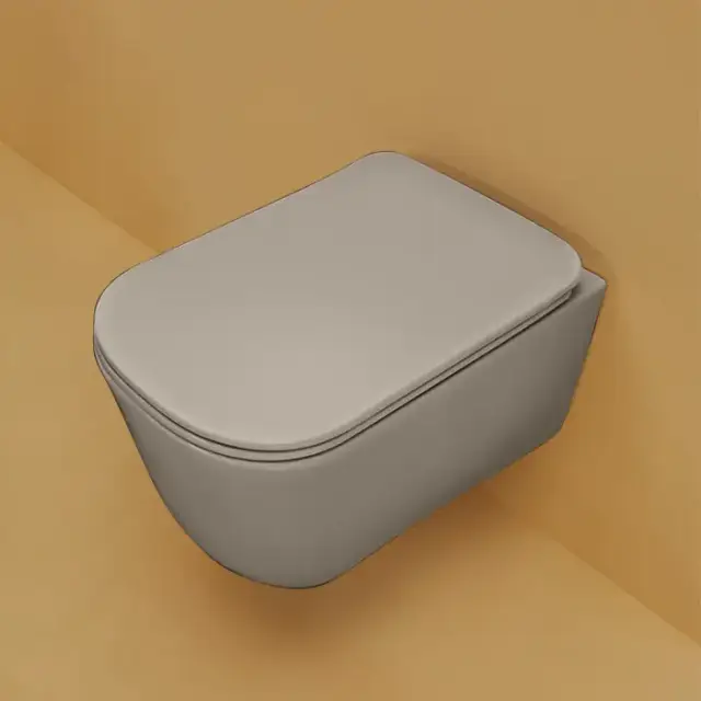 Kerasan Tribeca Унитаз подвесной 54х35см, безободковый, c креплением WB9N, цвет: Nocciola