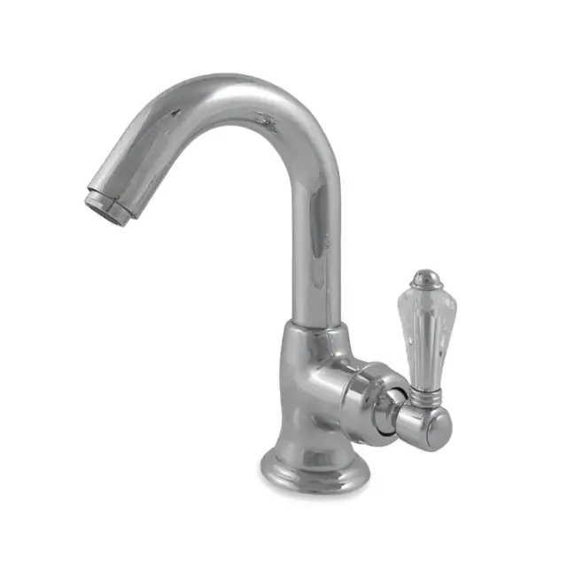 Nicolazzi Cristallo Liberty Смеситель для раковины однорычажный, с донным клапаном, цвет: хром