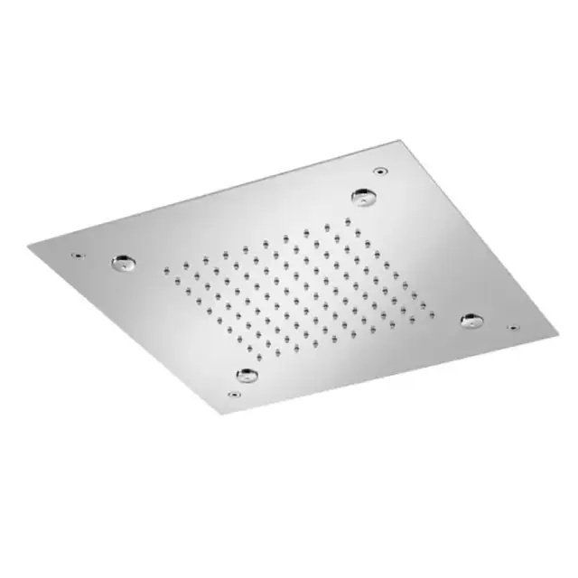 Almar Square Temptation Верхний душ, потолочный, 38х38см, 2 режима, цвет: Mirror Stainless Steel