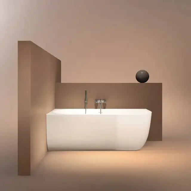 Gruppo Treesse Cora Ванна пристенная 170x75см, SX, акриловая, цвет: белый