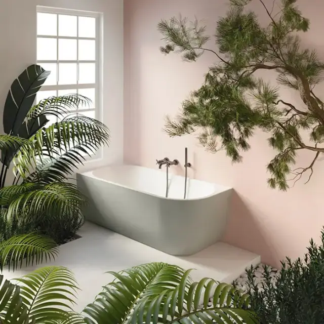 Gruppo Treesse Cora Ванна пристенная 170x75см, SX, акриловая, цвет: белый матовый